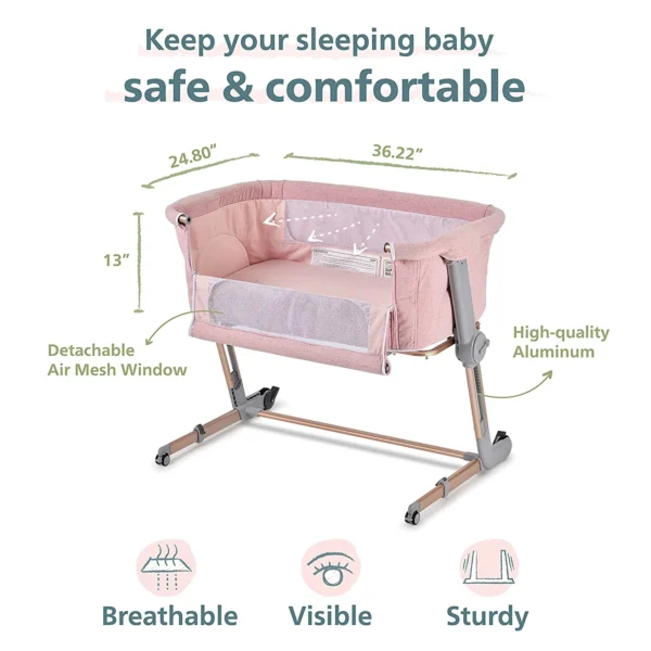 Unilove Hug Me Plus 3-in-1 Baby Bassinet - Image 2
