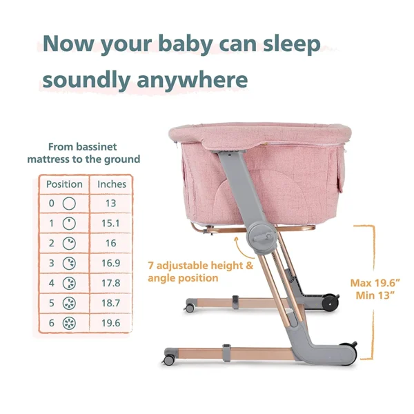 Unilove Hug Me Plus 3-in-1 Baby Bassinet - Image 6
