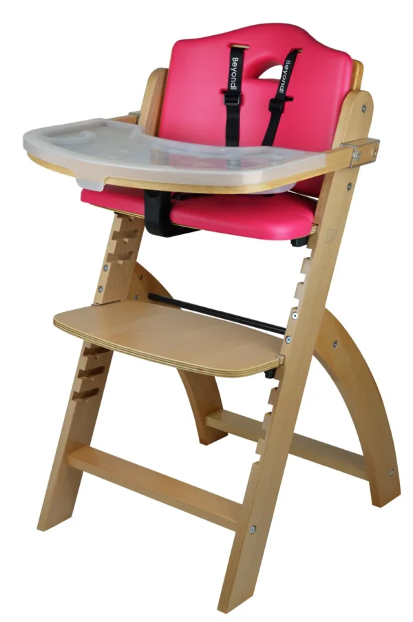 Abiie Beyond Wooden High Chair with Tray