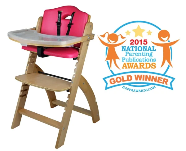 Abiie Beyond Wooden High Chair with Tray - Image 5
