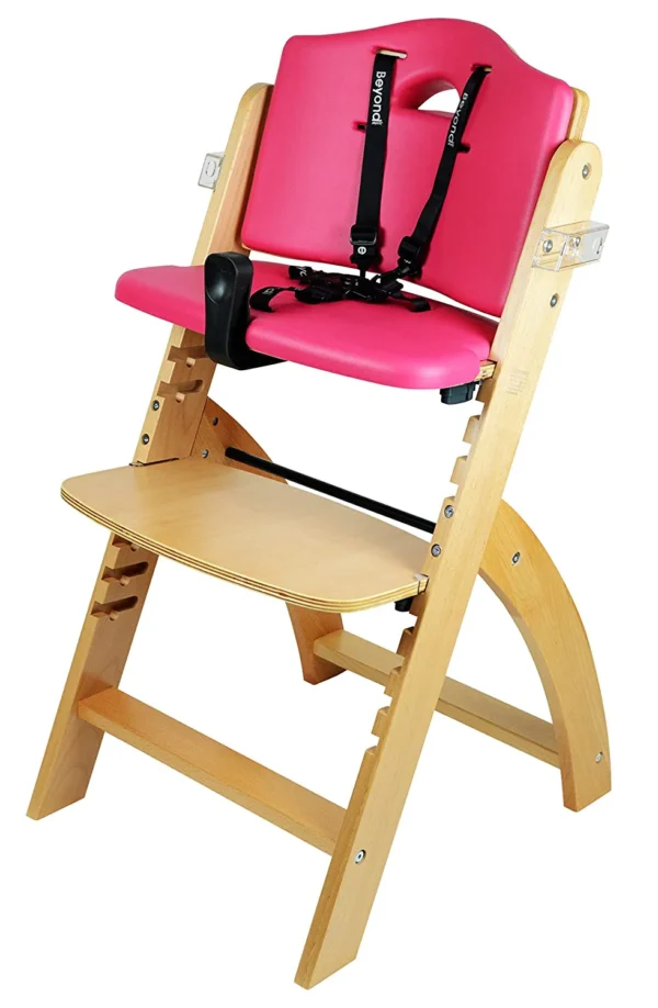 Abiie Beyond Wooden High Chair with Tray - Image 3