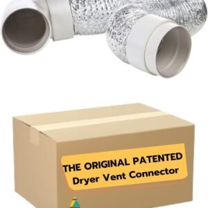 STV-M Space-Saving Dryer Vent – Airtight Seal, Durable Build, Complete Duct Connection Kit – Designed for Tight Spaces by Ziggurat