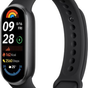 Xiaomi Smart Band 9 Global Version (2024) 1.62" Amoled Display | 233 mAh Battery | up to 21 Days of Battery Life | Over 150 Workout Modes | BT 5.4 | 50M Water Resistant - Midnight Black