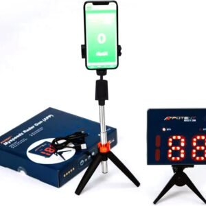Potent Radar Speed Gun 2.0 with App Support – Instantly Measure Shot Speed – Ultra-Slim Speed Gun for Hockey – Radar Gun Baseball for Pitching and Training