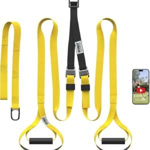 Bodyweight Fitness Training Kit, Home Resistance Trainer Straps for Total Body Workouts